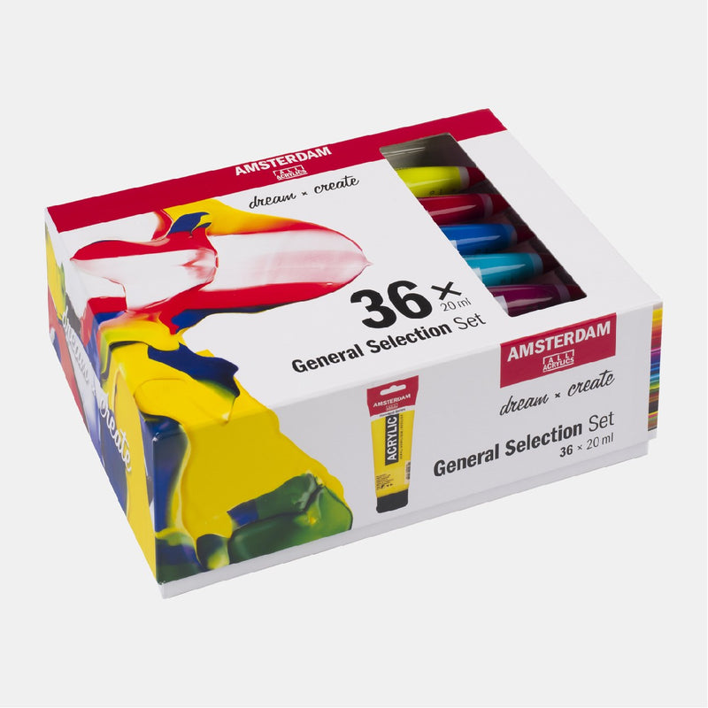 Amsterdam acrylverf set - 36 stuks