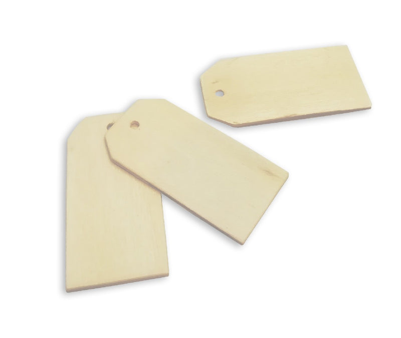 Houten tags - 20 stuks