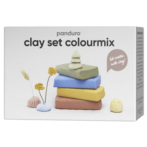 Luchtdrogende klei set - 4 kleuren