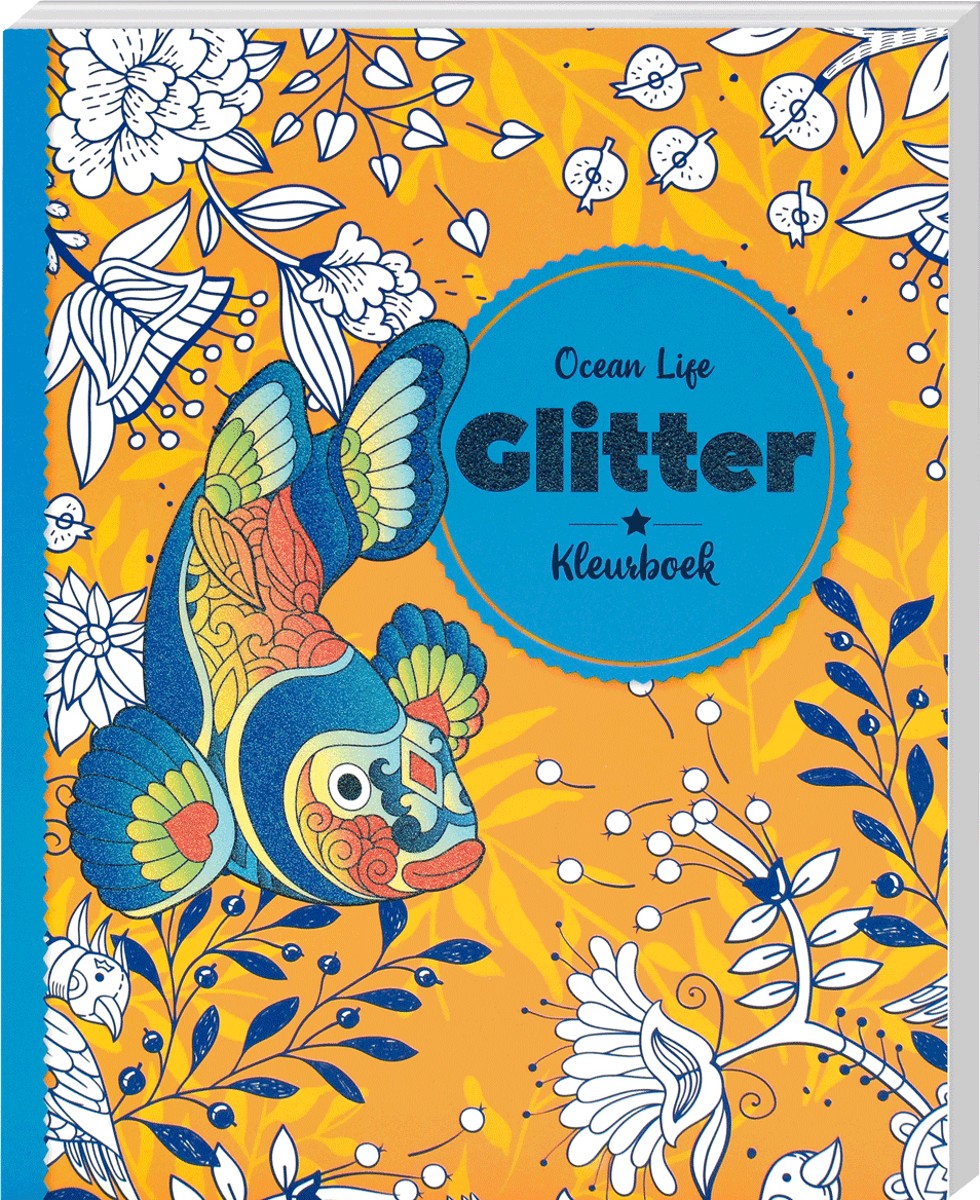 Kleurboek - glitter - Ocean Life