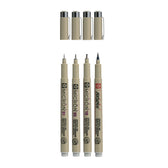 Sakura Pigma Micron set - 4 stuks - licht koelgrijs
