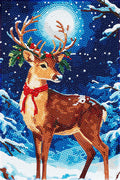 Diamond painting kit - 20x30 cm - rendier