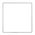 Metalen vierkant - 25 cm - antraciet