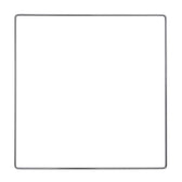 Metalen vierkant - 25 cm - antraciet