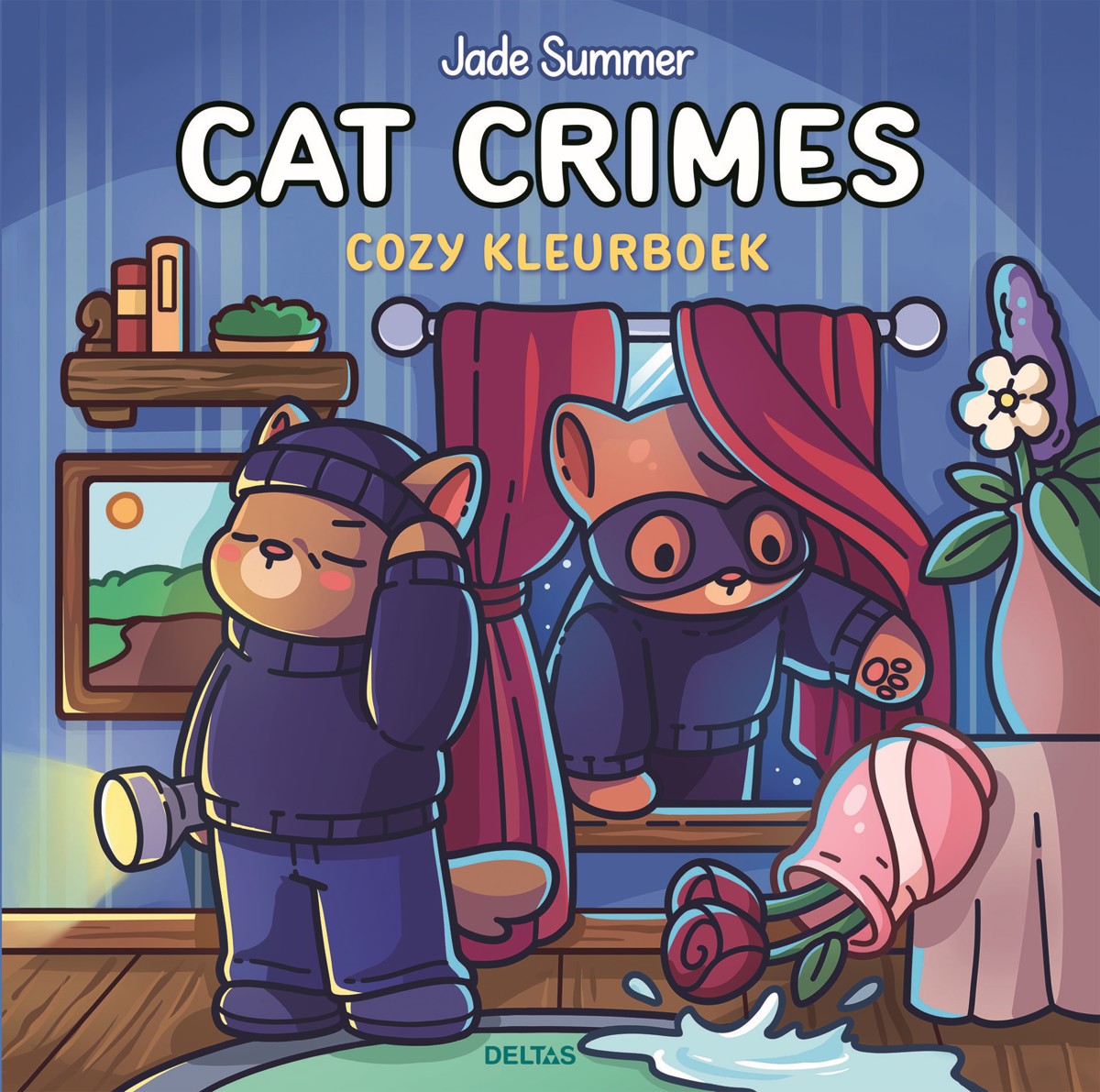 Kleurboek - Cute & Cozy - Cat Crimes