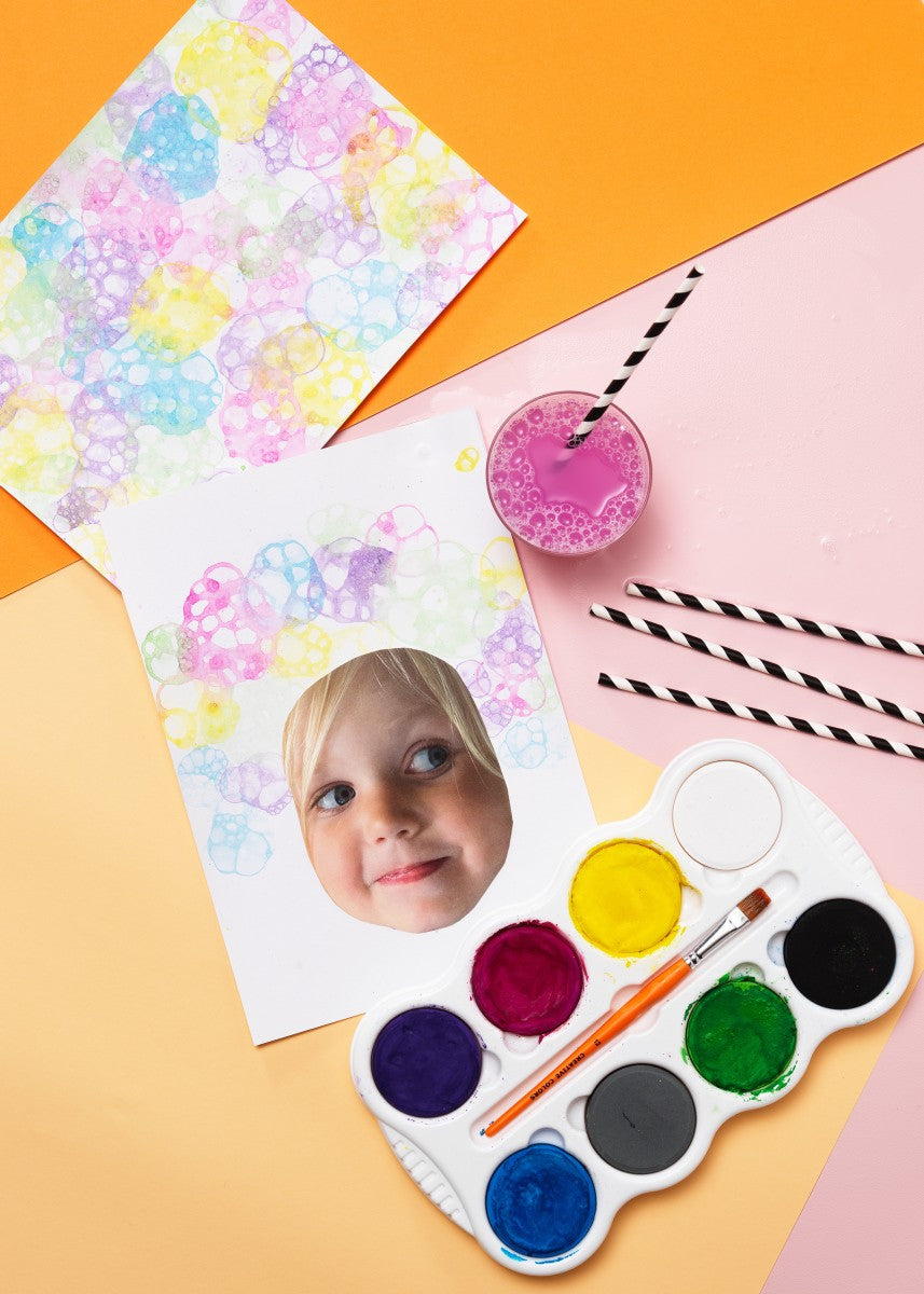 Tempera waterverf palet - 8 kleurtjes
