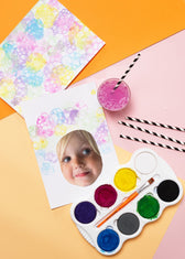 Tempera waterverf palet - 8 kleurtjes