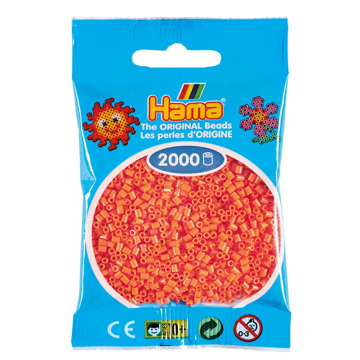 Hama Mini - strijkkralen - 2000 stuks - apricot 79