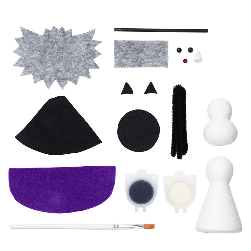 Panduro Junior DIY kit - Witch 'n Black Cat