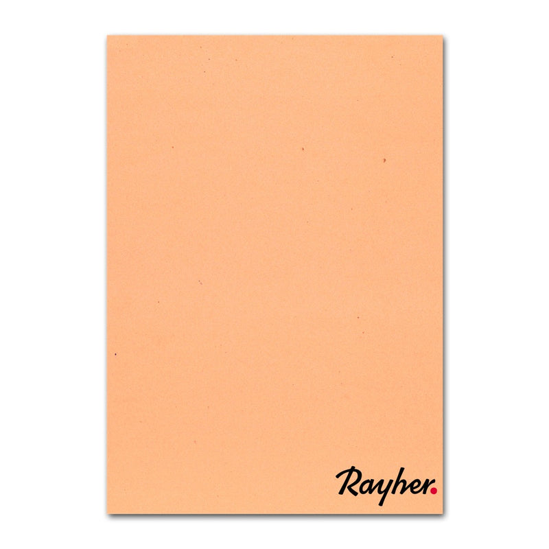 Crepla hobbyrubber - 20x30 cm - 2 mm - perzik