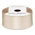 Satijnlint - 25 mm - beige