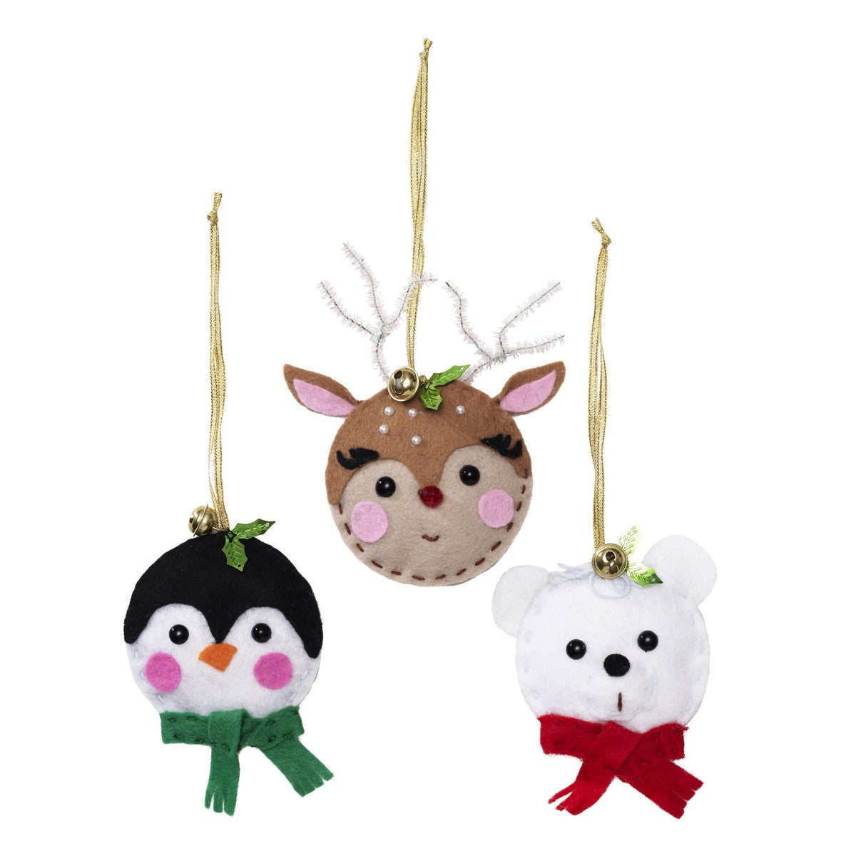 Panduro Junior DIY kit - Xmas Felt Buddies
