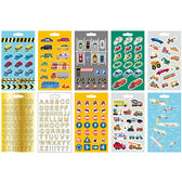 Stickerblok - 20 vellen - voertuigen