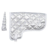 Hobby Horse - deken set - silver glitter unicorn
