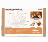 Robotime houten 3D puzzel - The Seahorse Barque