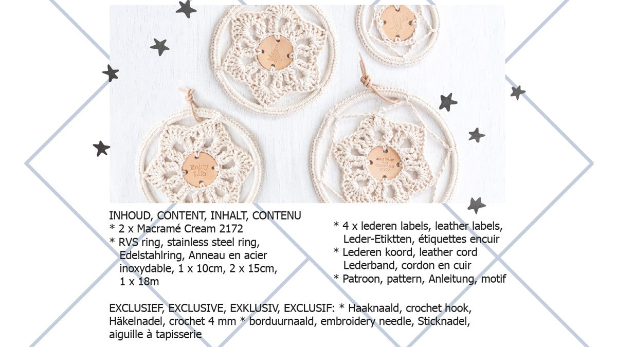 haakpakket - Jolie Noël ornaments