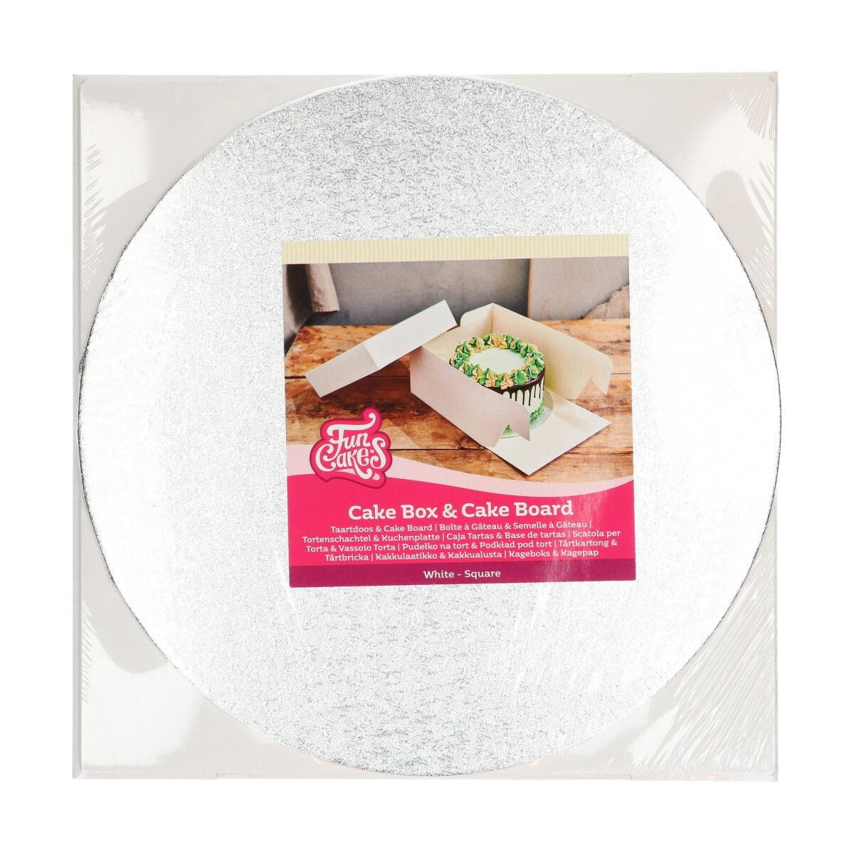 FunCakes taartdoos & cakeboard - 30 x 30 x 15 cm