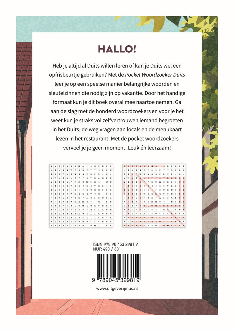 Pocket woordzoeker - Duits