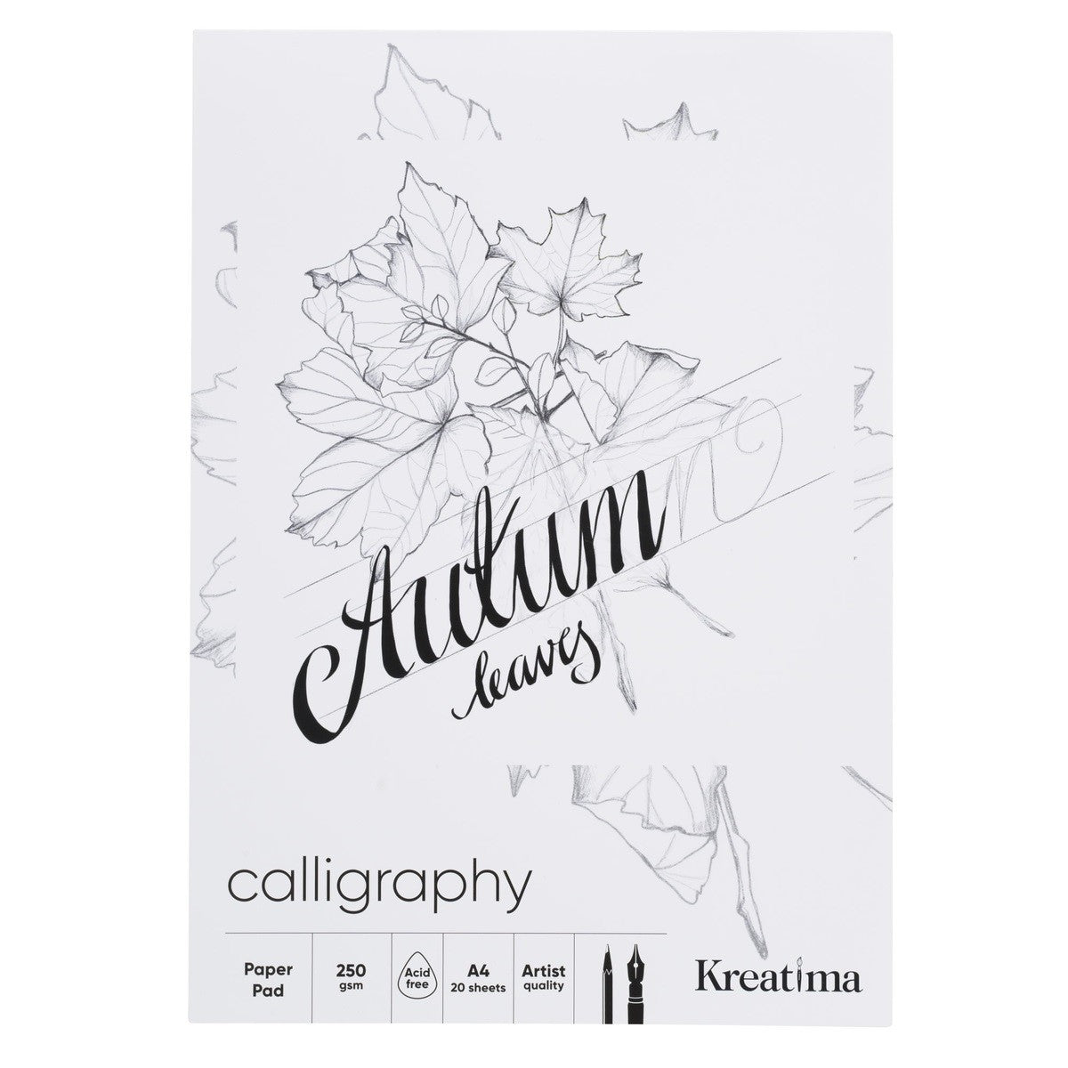 Blok kalligrafiepapier - 250 grams - 20 vellen