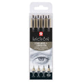 Sakura Pigma Micron set - 4 stuks - koelgrijs