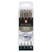 Sakura Pigma Micron set - 4 stuks - koelgrijs