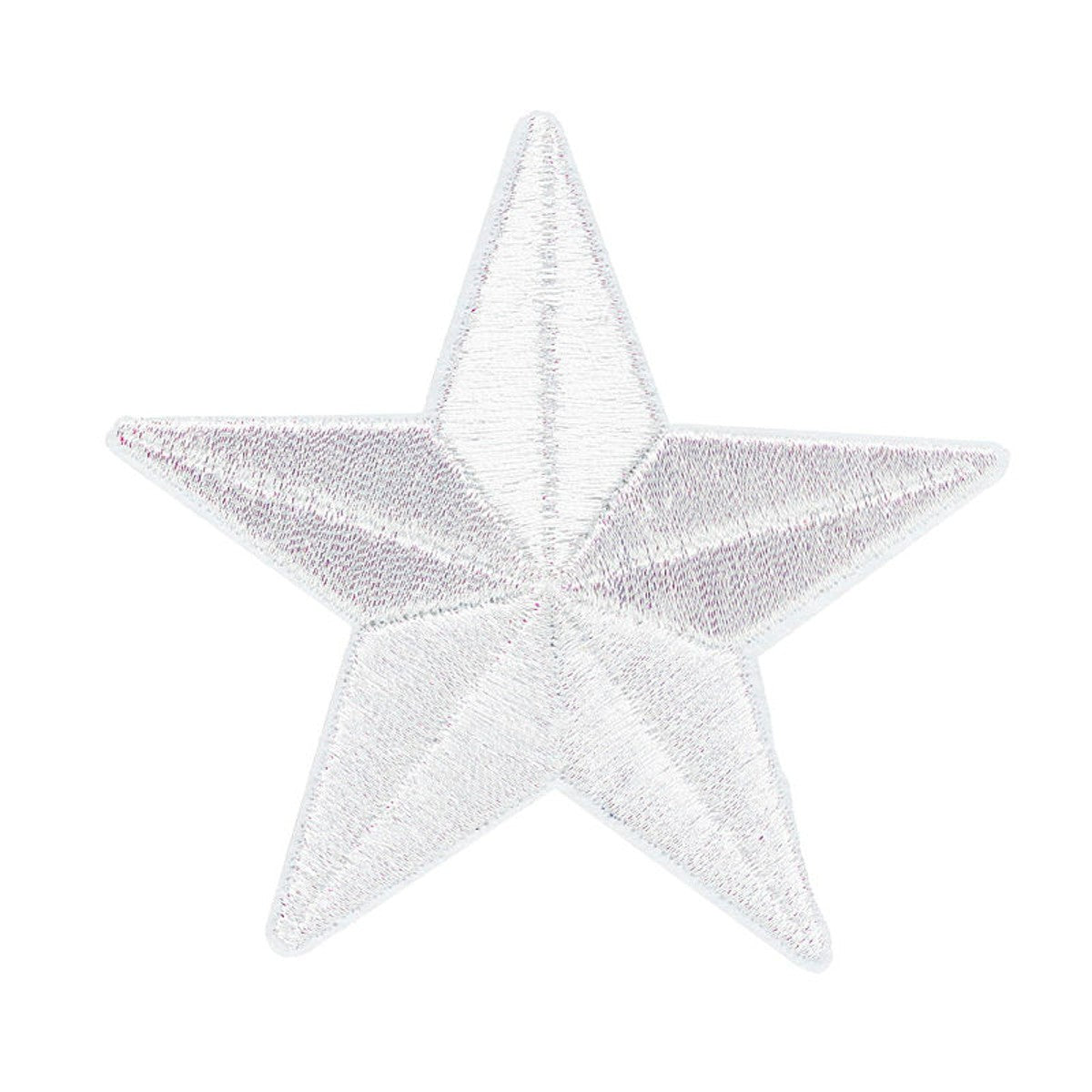 Iron-on plaatje - ster zilver