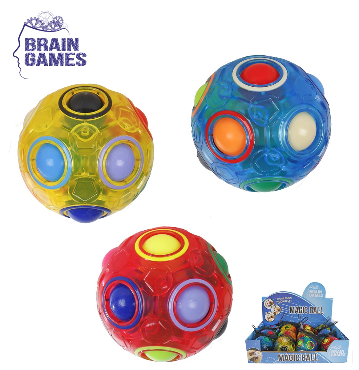 Brain Games - Magic Puzzle Ball - assorti kleuren