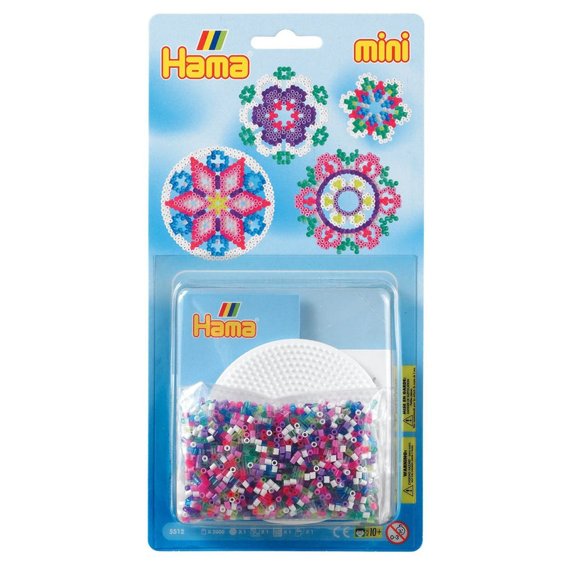 Hama Mini - strijkkralen set - 2000 stuks - flowers