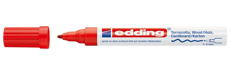 edding 4040 matlak marker - 1 tot 2 mm - rood