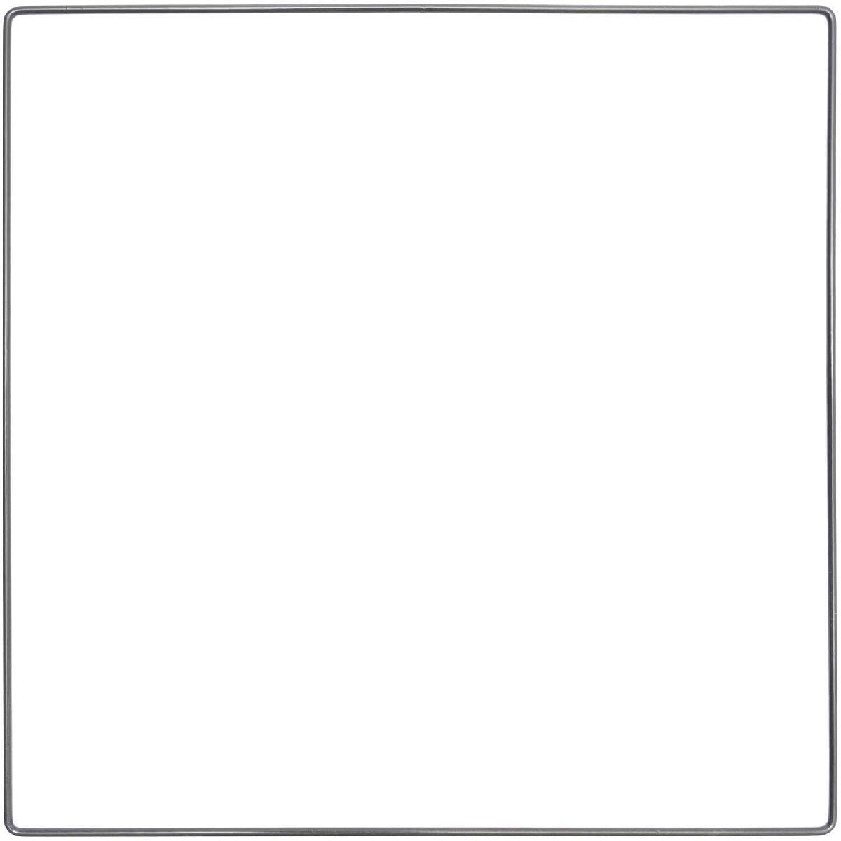 Metalen vierkant - 30 cm - antraciet