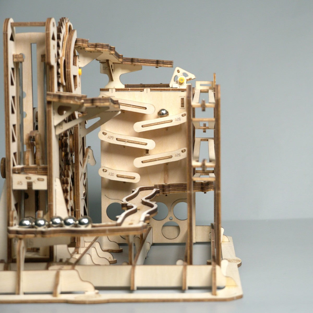 Robotime houten 3D puzzel - Marble Run Lift  