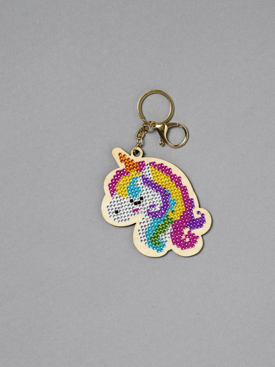 Panduro Junior DIY kit - Bling Dots eenhoorn sleutelhanger