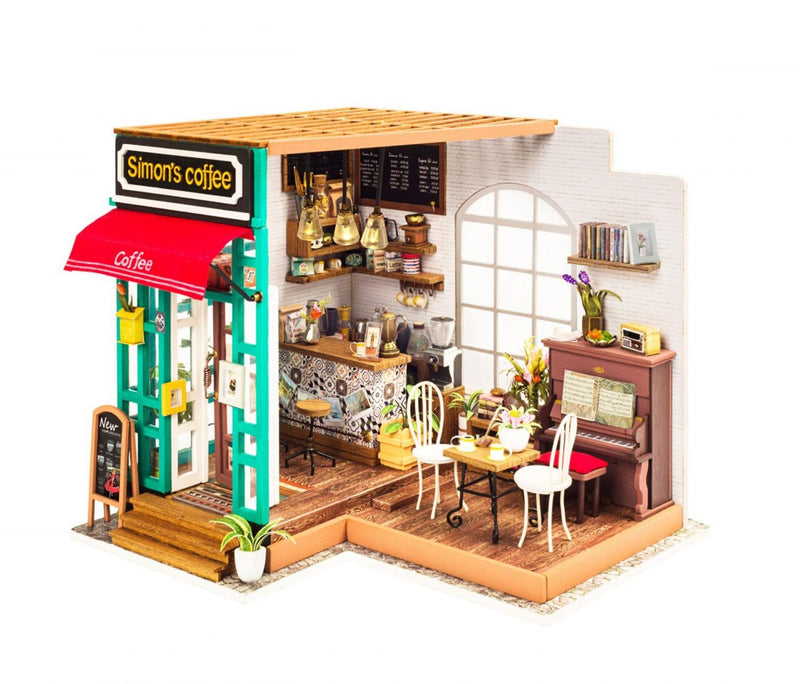 Robotime miniatuur DIY kit - Simon's Coffee