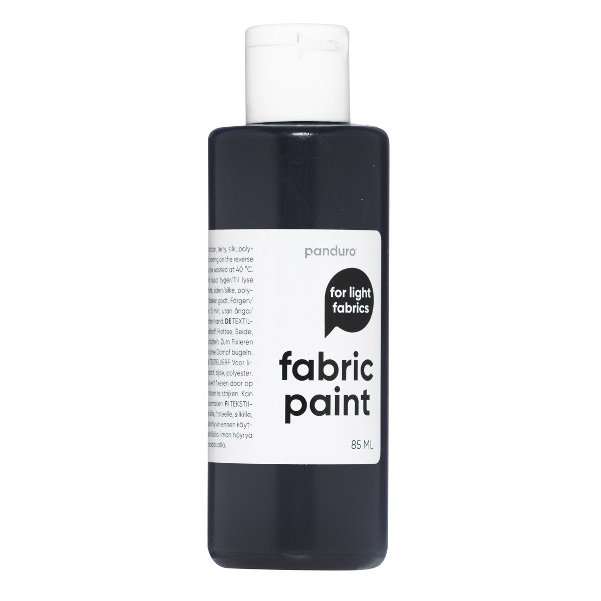 Panduro Fabric Paint - lichte stoffen - zwart