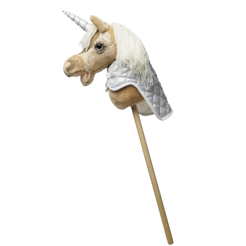 Hobby Horse - deken set - silver glitter unicorn