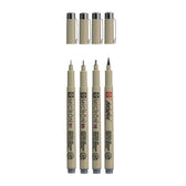 Sakura Pigma Micron set - 4 stuks - koelgrijs