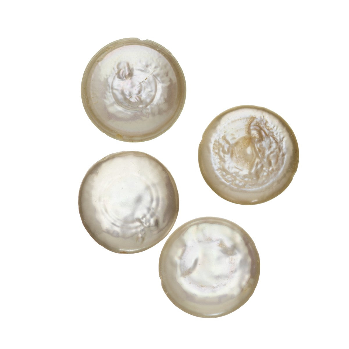 Zoetwaterparels - plat - 10 mm