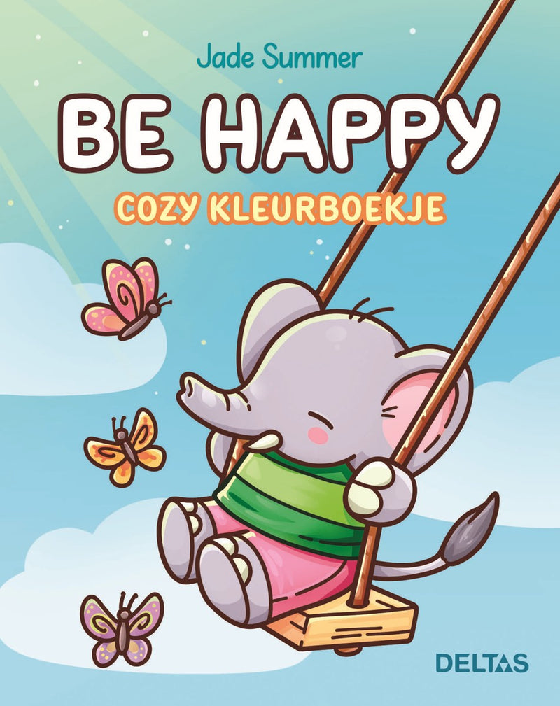 Kleurboek - Cozy kleurblokje - Be Happy
