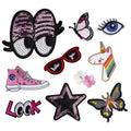 Iron-on plaatjes - 10 stuks - sweet summer