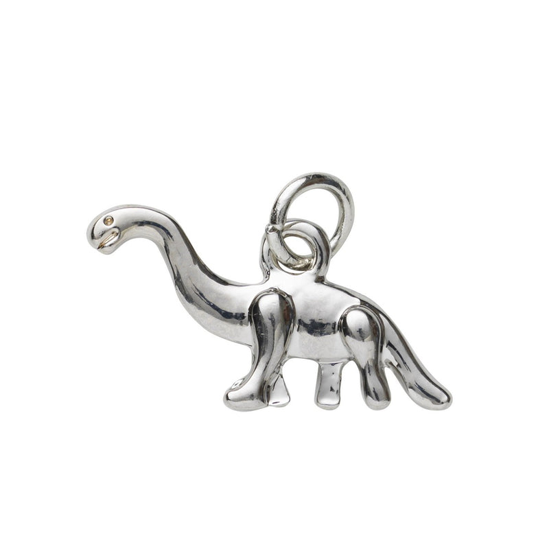 Charm Series hanger - dino zilverkleurig
