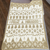 Katia haakpakket - Merry Blanket - beige