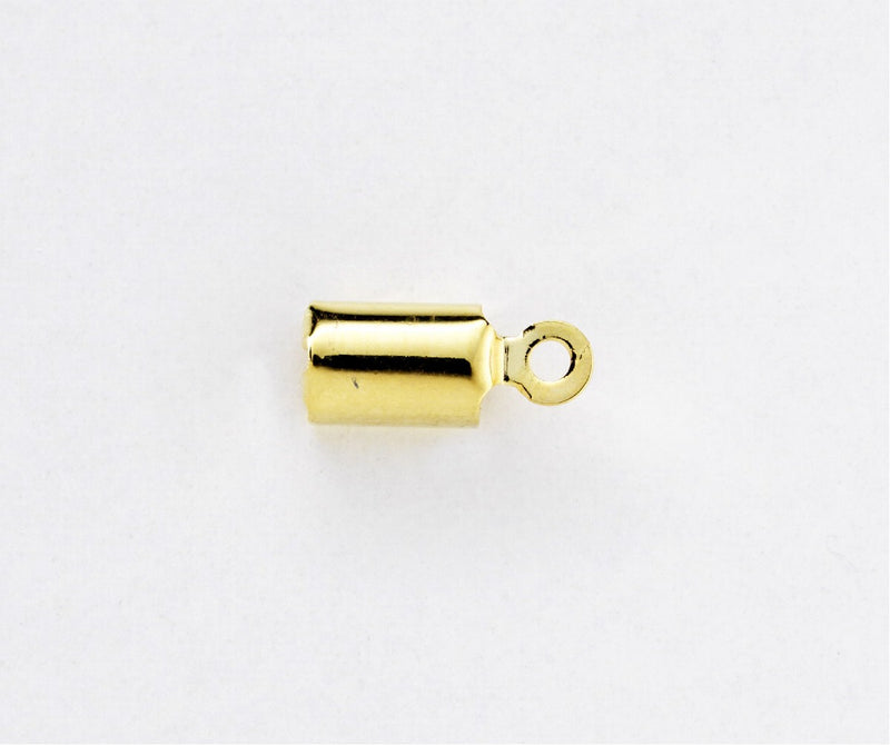 Eindkapje 4 mm - Goud
