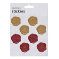 Stickers lakzegels - 16 stuks