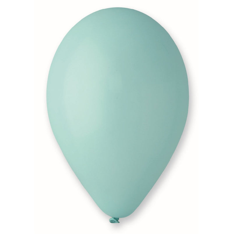ballonnen latex 26 cm - aqua 12 stuks