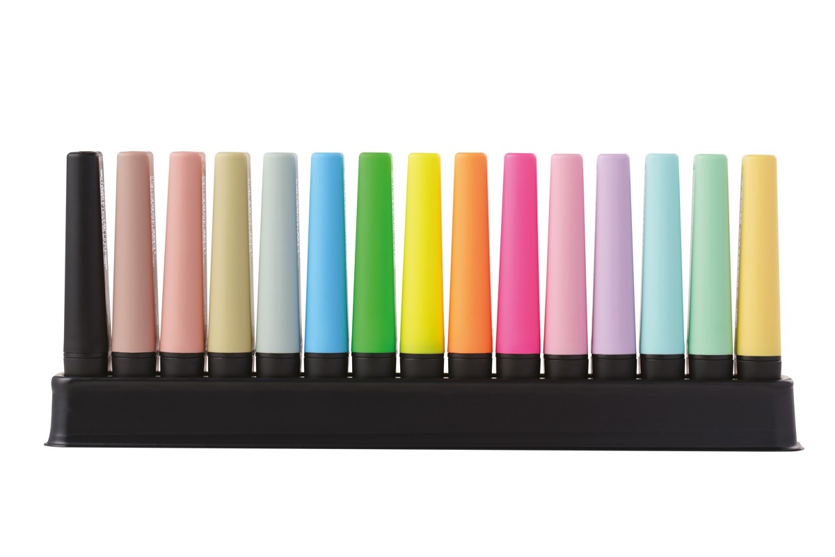 STABILO BOSS ORIGINAL deskset Nature & Pastel - 15 stuks