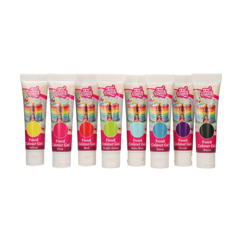 FunCakes FunColours food colour - gel - 8 stuks