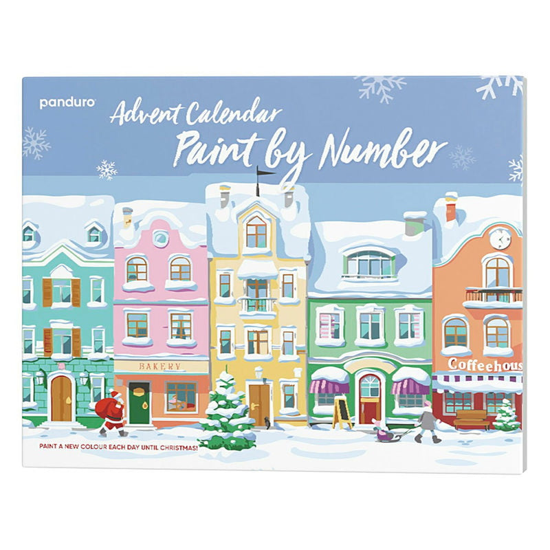 Schilderen op nummer - adventskalender