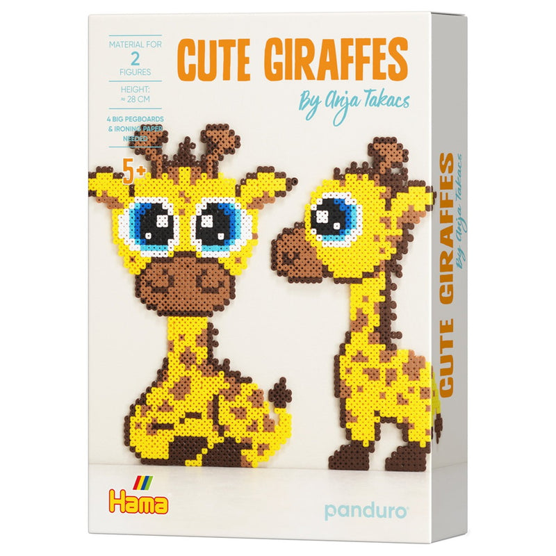 Hama Midi - strijkkralen set - 4000 stuks - cute giraffes