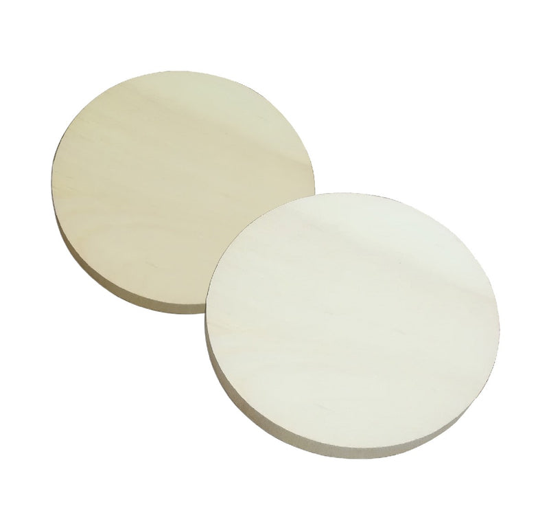 Houten onderzetter - rond - 9 cm