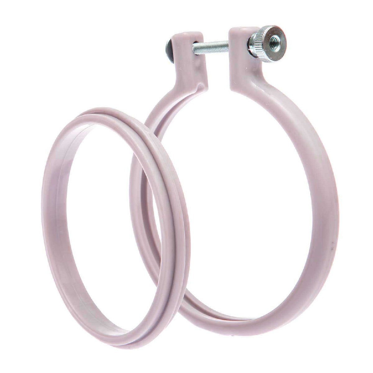 Borduurring kunststof - 7,6 cm - lavendel
